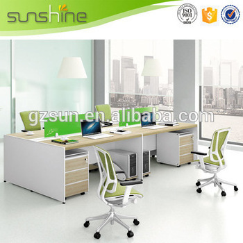 Modular Workstation Office Desk Office Cubicle Partition Furniture with Side Cabinet Office Workstation