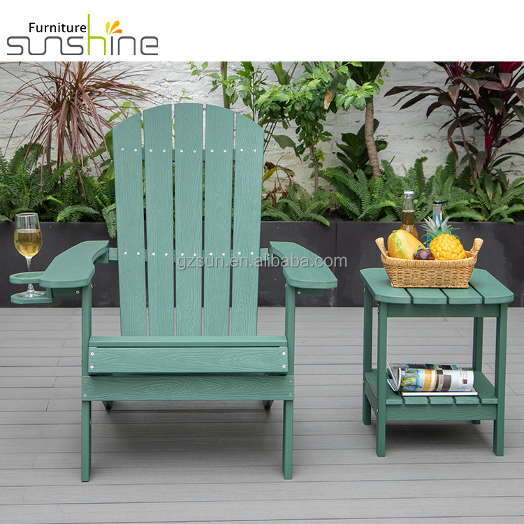 Patio Furniture Adirondack Chair Modern Recycled Plastic Wood For Mountain Factory Directly Supplier Guangzhou China