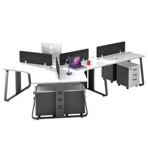 Modular Office Furniture Desk 4/6/8 Person Workstation Office Furniture Manufacturer