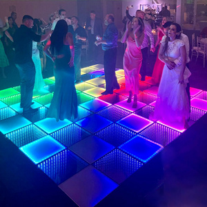 One Second To Install DMX Control Easy Maintain Wireless Magnetic LED Dance Floor