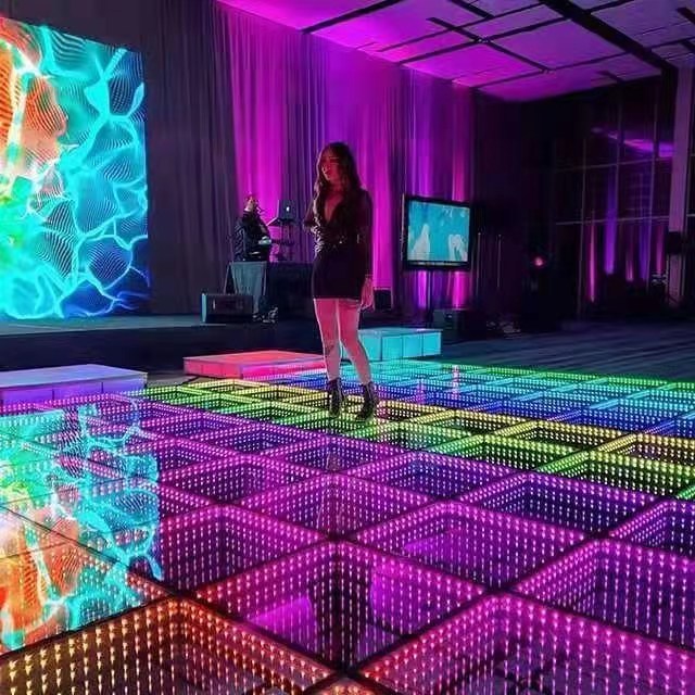 Magnetic Factory Selling Fast Installed Light Up Wireless Led Dance Floor