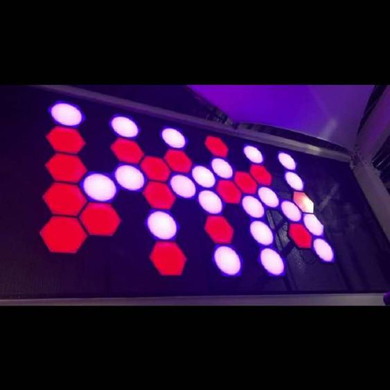 RGB DMX 3D VISISON WALL LED DECORATIVE LIGHT UP CEILING PANEL