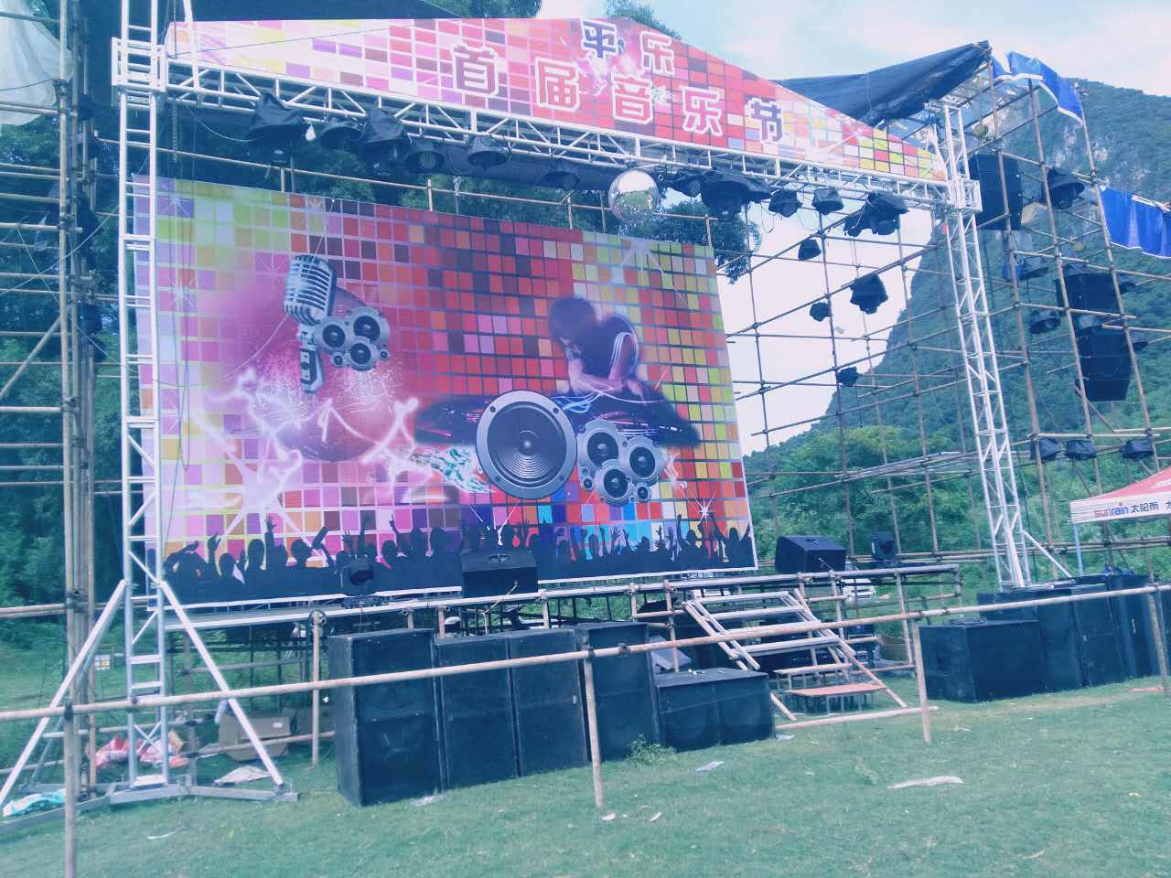 Hot Sale Stage Truss With Equipment For Sale Structural Aluminum Easy Assemble