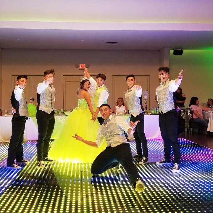 Best Selling Light Up Wedding Party Illuminated Led Digital Dance Floor Mat