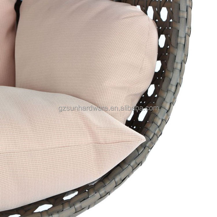 Outdoor Furniture Patio Swings Egg Chair Two Persons  Rattan Chair Folding Bedroom Patio Swing  With Base