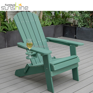 Beautiful And Comfortable Folding Chair Outdoor Adirondack Chair With Cup Holder