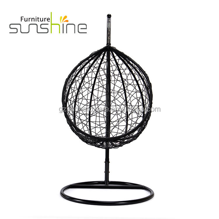 Round Shape Base Waterproof Fabric Leisure Rest Swing Chair Patio Bed Swing With Stand For Indoor Home