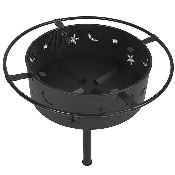 Hot Sale Stars &Moons  Fire Pit  BBQ Fire Pit Garden Barbeque Grill BBQ Bowl With Lid