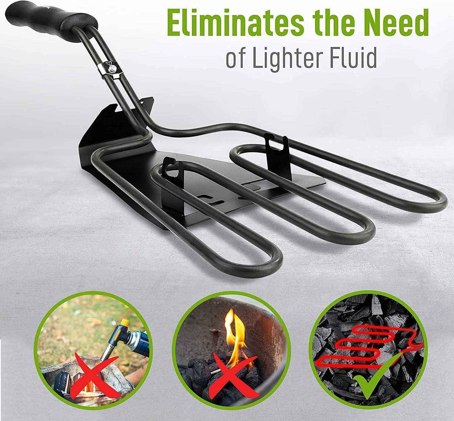 Premium Quick ignition chimney starter Electric charcoal fire starter for Outdoor Heating