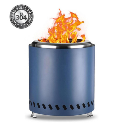 Table Top Fire Pit Smokeless Stainless Steel Stove Portable Tabletop Pellet Fire Pit