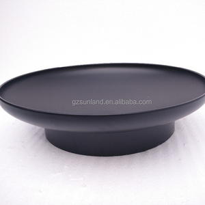 Large black garden Dia 60cm steel bowl fire pit for outdoor Wholesale