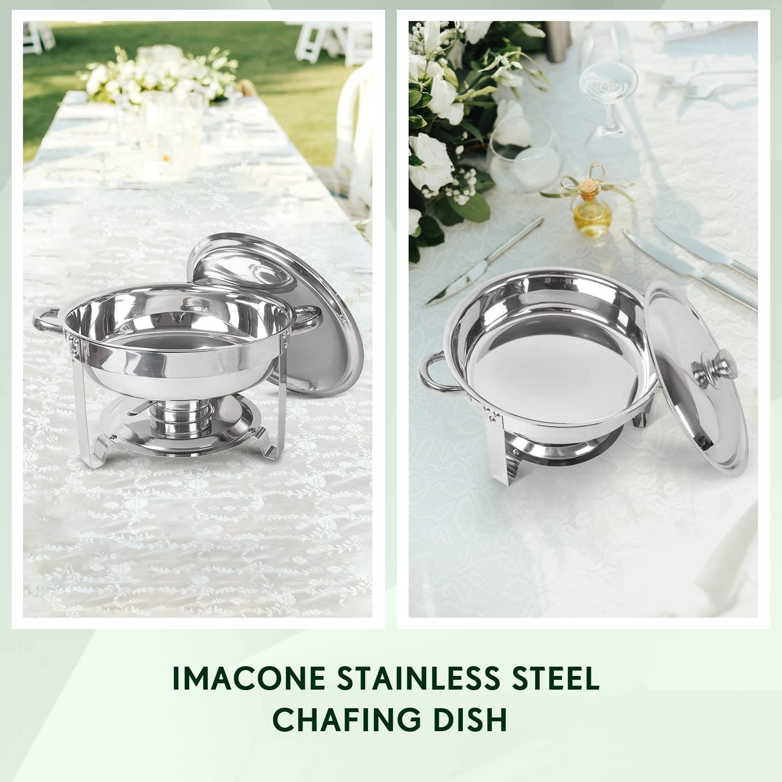 Luxury Stainless Steel Chafing Dish Buffet Set Warmer Dishes Buffet Server Used High Quality Food Chafing Dish