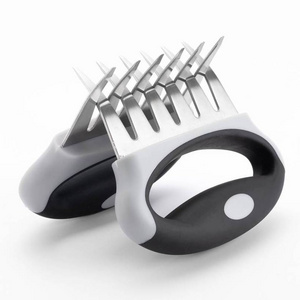 Kitchen tool Meat carving fork Stainless steel Bear claws chicken shredder