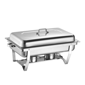 Stainless Steel Chafing Dish Buffet Set 4 Pack 8L Chafing Dish Buffet Set Food Warmer High Quality Chafing Buffet Dishes Set