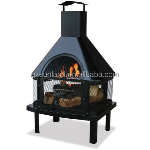 Guangdong Garden Heater Wood Burner Fireplace Steel Chiminea Fire Pit