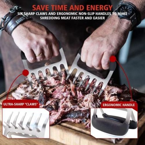 Metal meat shredder chicken breast grinder tool bear claws pulled pork shredder