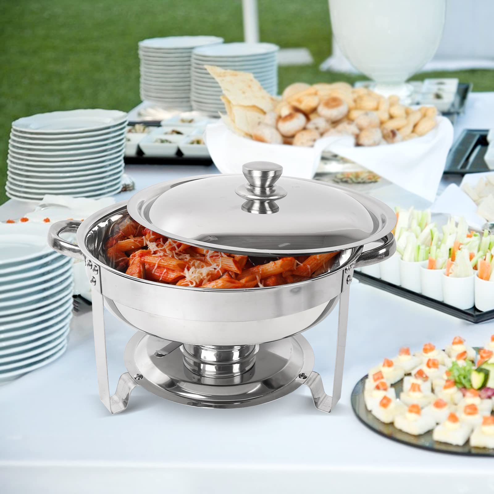 Luxury Stainless Steel Chafing Dish Buffet Set Warmer Dishes Buffet Server Used High Quality Food Chafing Dish