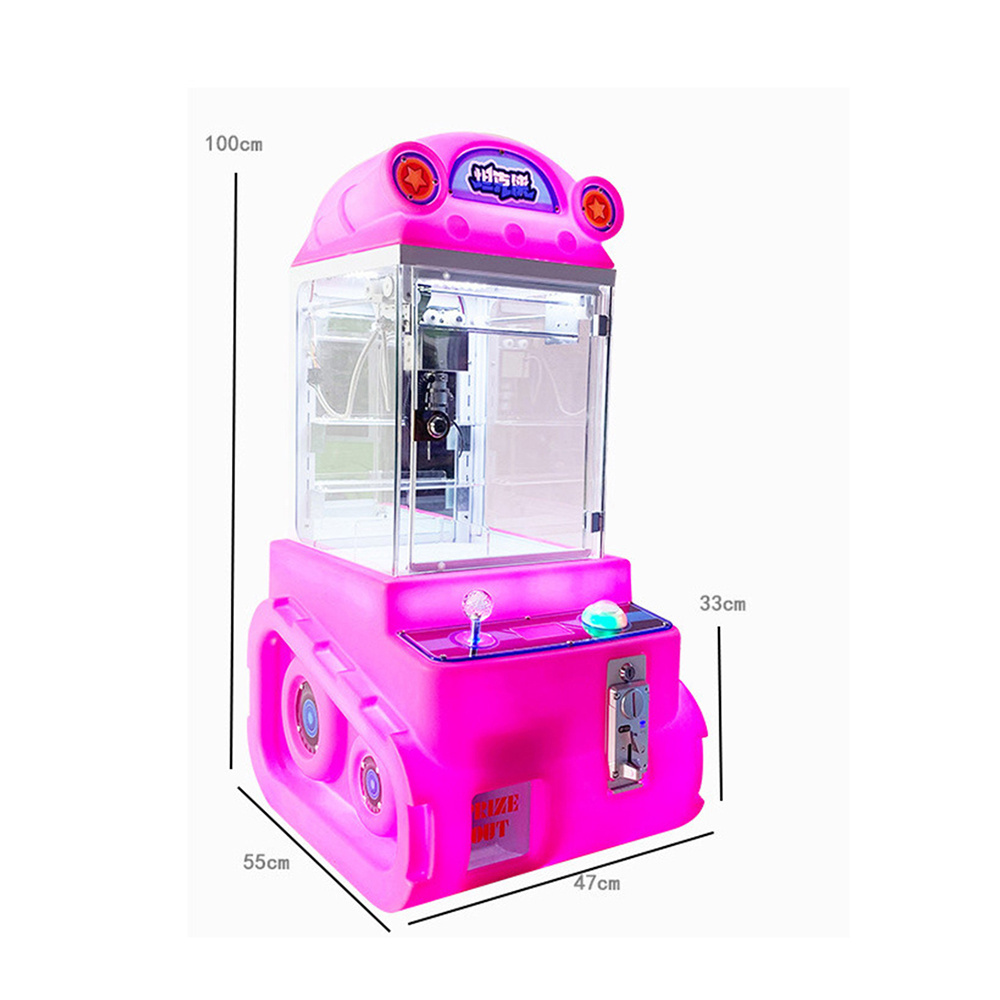 SUNMO  lucky mini claw machine small doll machine Plastic coin operated claw arcade games machine