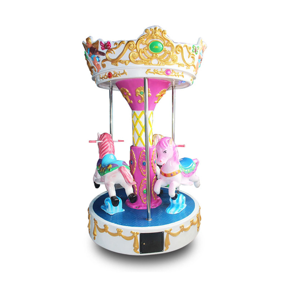 China Supplier Kids Outdoor Games Machine Kids Coin Operated Game Machine Merry Go Round Carousel