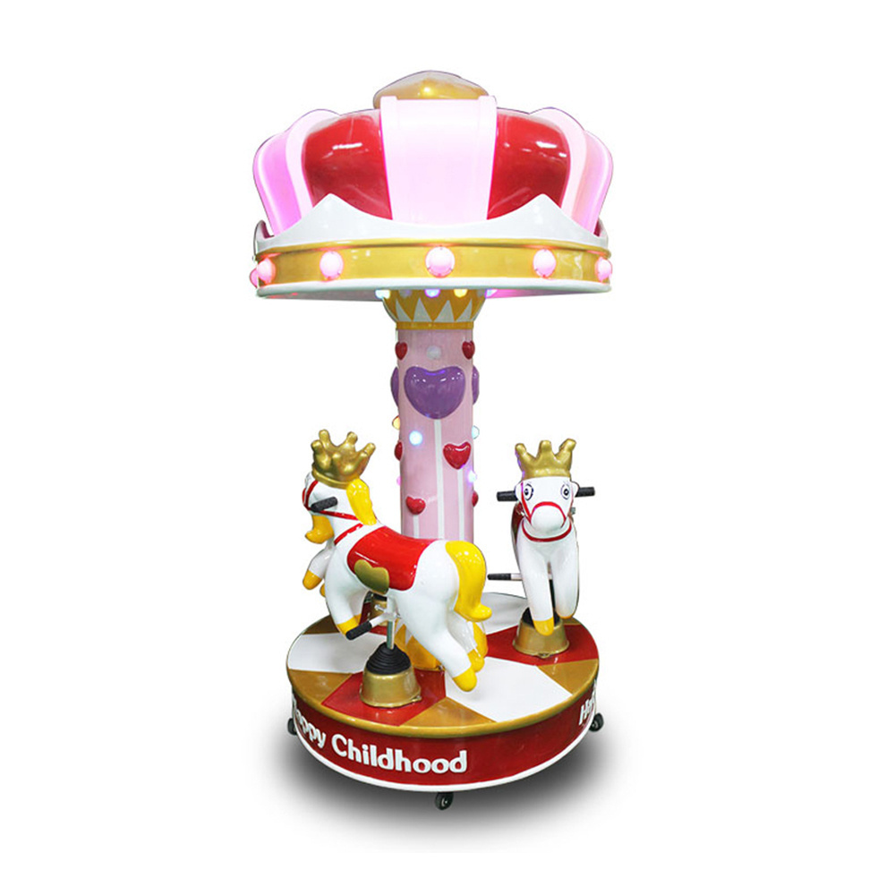 China Supplier Kids Outdoor Games Machine Kids Coin Operated Game Machine Merry Go Round Carousel