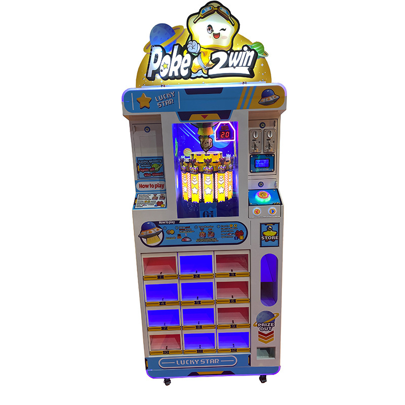 SUNMO  Win prizechallenging drop ball game Crazy Football gift machine vending machines with prize box