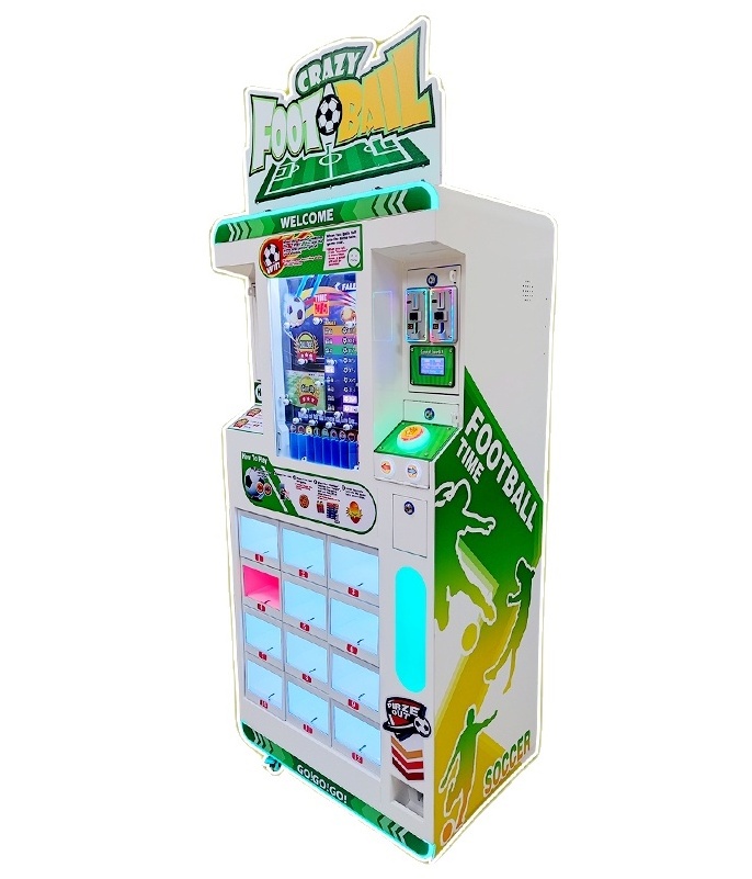 SUNMO  Win prizechallenging drop ball game Crazy Football gift machine vending machines with prize box