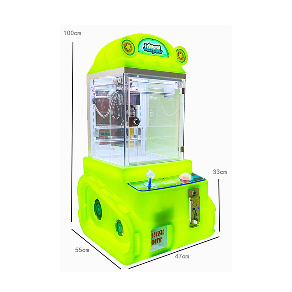 SUNMO  lucky mini claw machine small doll machine Plastic coin operated claw arcade games machine