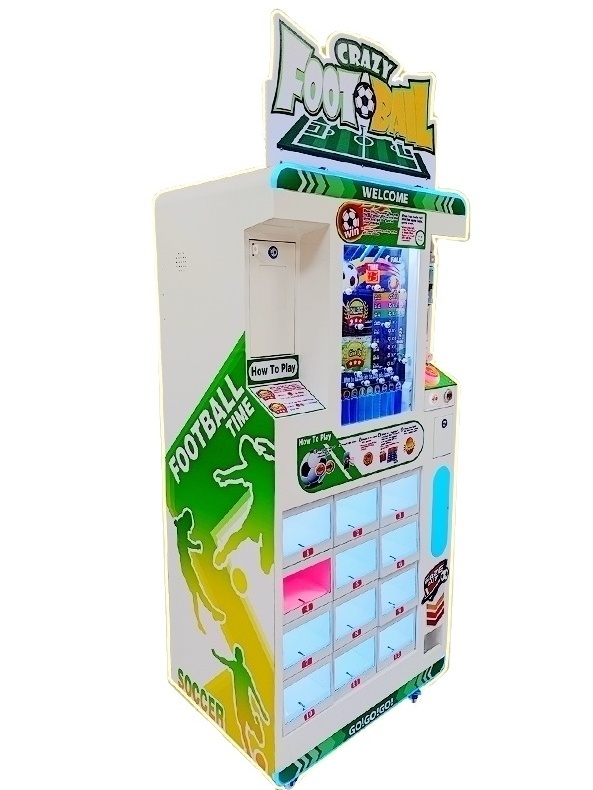 SUNMO  Win prizechallenging drop ball game Crazy Football gift machine vending machines with prize box