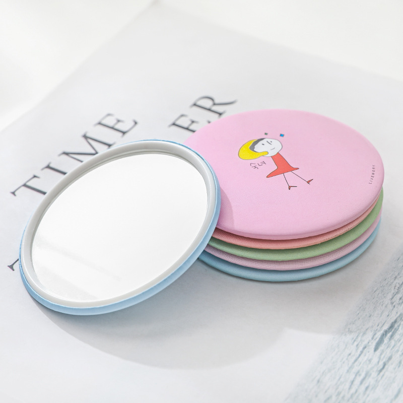 Mini Round Shape Cheap Small Makeup Pocket Mirror For Promotional Gifts Single Side Tinplate Small Mirror