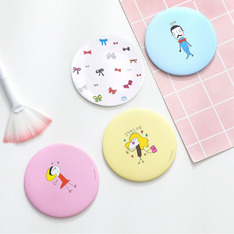 Mini Round Shape Cheap Small Makeup Pocket Mirror For Promotional Gifts Single Side Tinplate Small Mirror