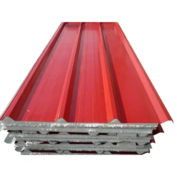 factory price eps sandwich panel insulated steel roofing and walling panels