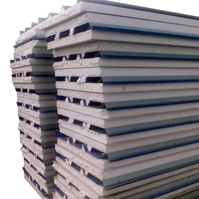 high density light weight aluminum exterior wall composite eps sandwich panels