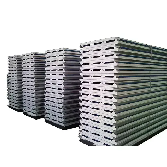 high density light weight aluminum exterior wall composite eps sandwich panels