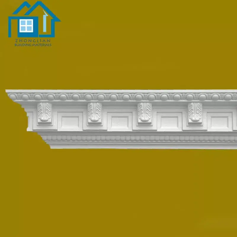 waterproof home decorative board ceiling modern style pu cornice molding