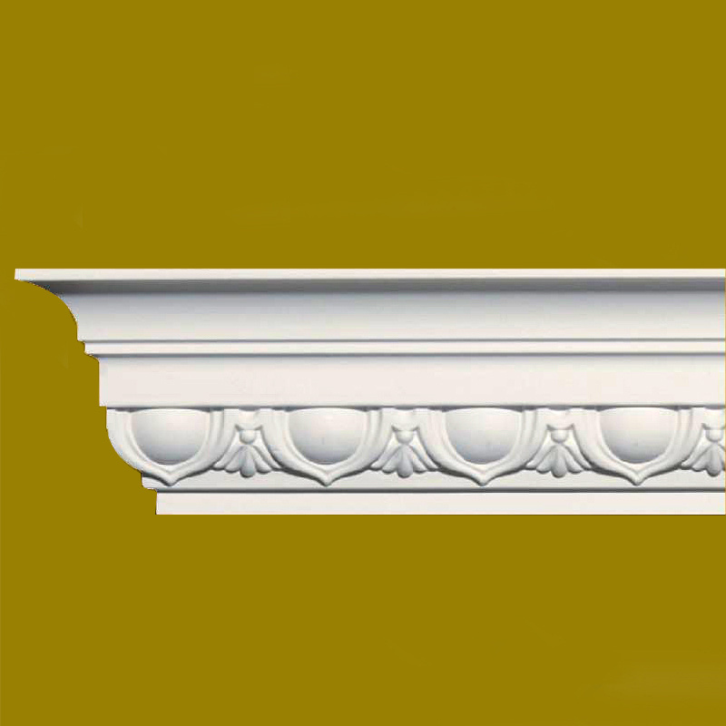 waterproof modern cornice design decorating exterior wall board pure white cornices