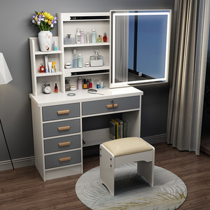 Best New Products Saving Space Bedroom Furniture Dressing Table Mirrored Vanity Dressers