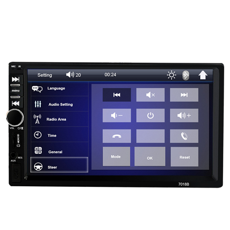 7 Inch Cheap Sale Car Stereos Mp5 Radio Multimedia Player Manual Autoradio 1Din Stereo Touch Screen  universal car