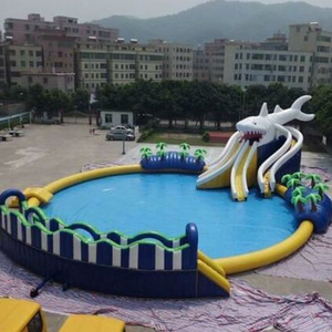 China wholesale kids party rental pool nip slip on a bounce houses water slide