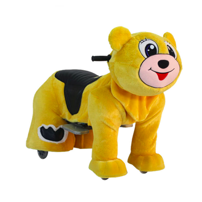 Hot sale bear lion animal car rides for mall rental coin operated