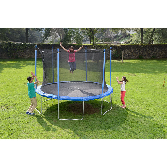 2024 new arrivals round 10ft trampoline outdoor with safety net manufacturers