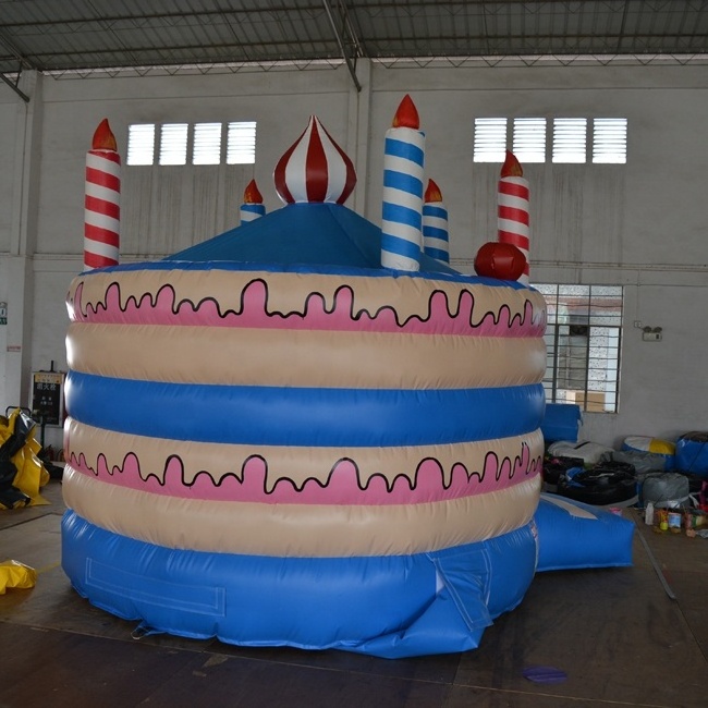 Extra thick material nylon inflatable jungle balloon models jumping bouncer