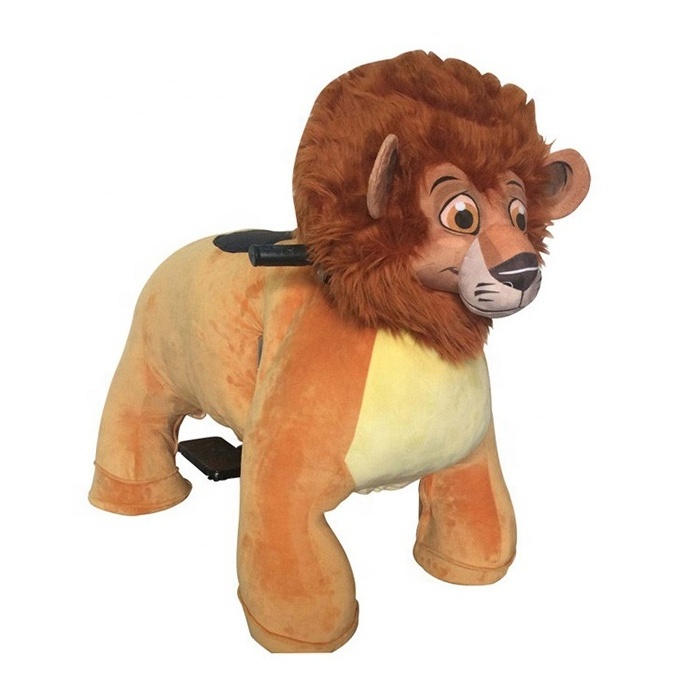 New design lion electric animal ride for shopping mall