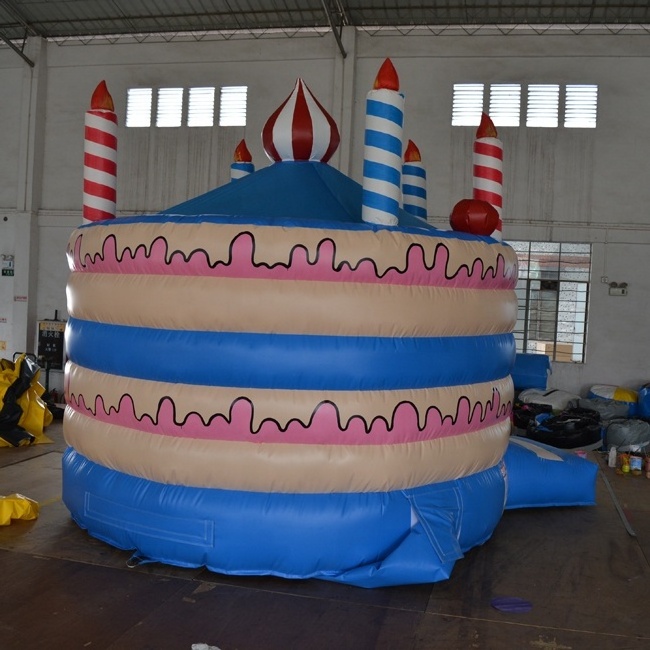 Extra thick material nylon inflatable jungle balloon models jumping bouncer