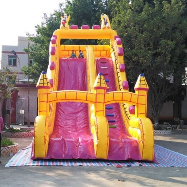 Commercial party air inflatable toys accessories water rock climbing wall slides