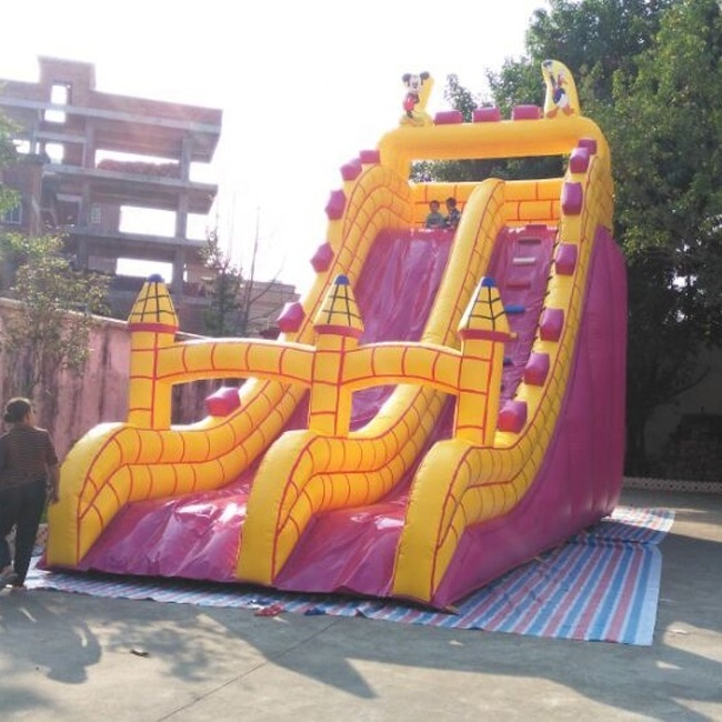 Commercial party air inflatable toys accessories water rock climbing wall slides