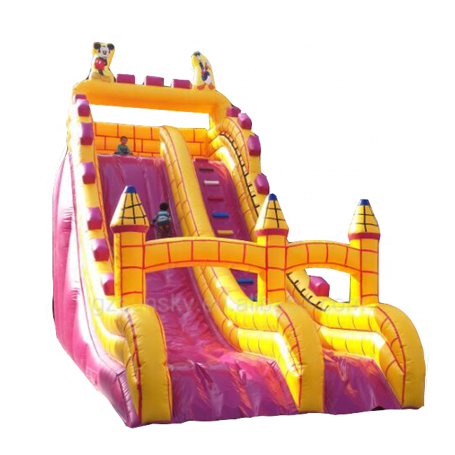 Commercial party air inflatable toys accessories water rock climbing wall slides