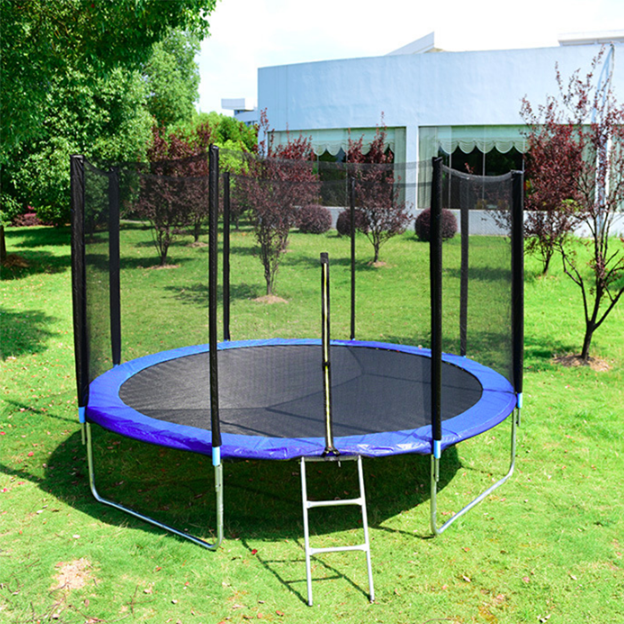 2024 new arrivals round 10ft trampoline outdoor with safety net manufacturers