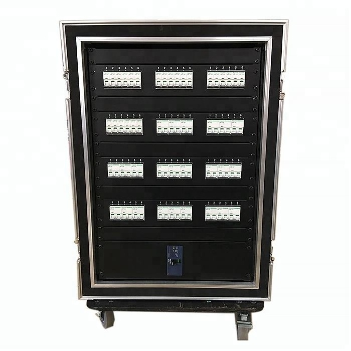 400A camlock box with 19pin socapex out electrical distro