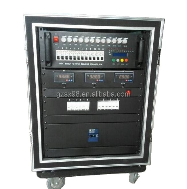 3 phase power control panel box for pro lighting system