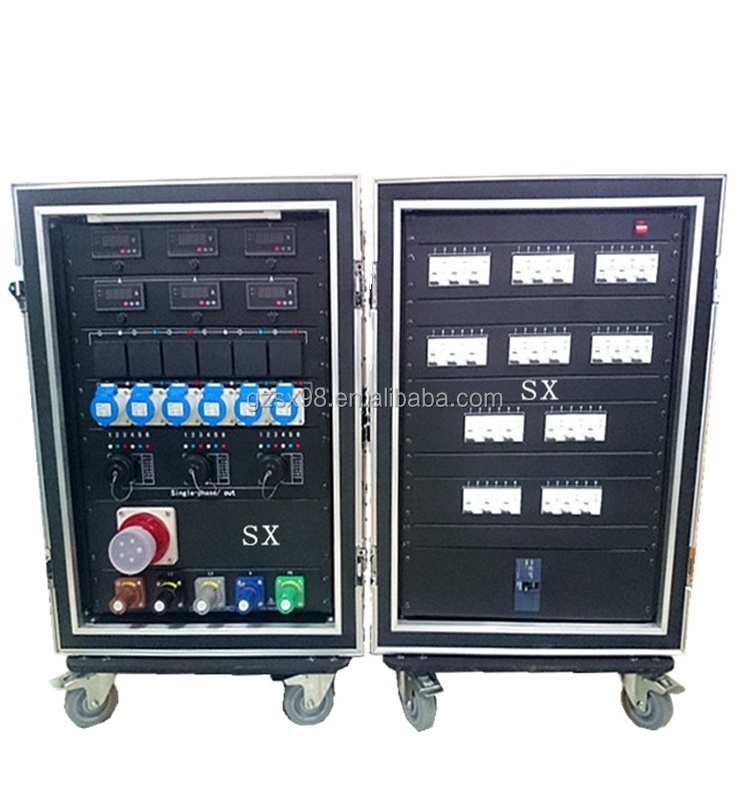 Waterproof Distribution Box electrical power rack case 3 Phase Distribution Board